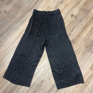 Madwell Drapey Wide Leg Pants Black Size Small